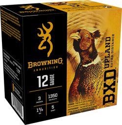 Browning Ammo B193511235 BXD Upland 12Gauge 3" 1 5/8oz 5Shot 25 Per Box/10 Case