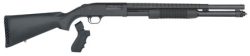 Mossberg 50694 590 Persuader 12 Gauge 3" 8+1 20" Cylinder Bore Heat-Shield Barrel Matte Blued Rec Black Synthetic Stock Includes Pistol Grip