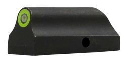 XS Sights RP0013N4G Standard Dot Revolver Front Sight- Ruger  Black | Green Tritium Green Outline Front Sight