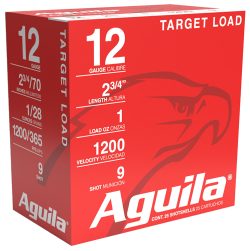 Aguila 1CHB1306 Target Load Competition 12Gauge 2.75" 1oz 9Shot 25 Per Box/10 Case
