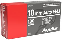 Aguila 1E102110 Target & Range Handgun 10mm Auto 180gr Full Metal Jacket 50 Per Box/20 Case