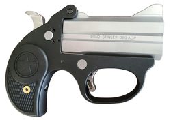 Bond Arms BASL Stinger  380 ACP 2rd 3" Matte Stainless Steel Barrel, Anodized 7075-T6 Aluminum Frame, Rebounding Hammer, Blade Front/Fixed Rear Sights, Rubber Grip, Manual Safety