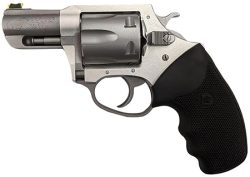 Charter Arms 53620 Undercover II Large 38 Special, 6 Shot 2.20" Matte Stainless Steel Barrel & Cylinder, Anodized Aluminum Frame w/Black Finger Grooved Rubber Grip, Exposed Hammer