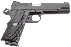 Wilson Combat ACPFS9A ACP Full-Size SAO 9mm Luger 5" 10+1 Black Armor-Tuff Carbon Steel Frame/Slide Black G10 Eagle Claw Grips Ambi Thumb Safety