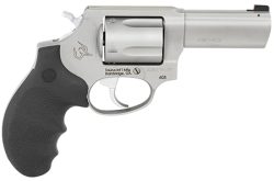 Taurus 260539NS Defender 605  SA/DA 38 Special +P or 357 Mag 5 Shot 3" Barrel, Overall Matte Finish Stainless Steel, Finger Grooved Black Hogue Rubber Grip, Night Front Sight