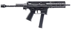 B&T Firearms 500003TBG SPC9  9mm Luger 33+1 9.10", Black, Tele Brace Adapter, Polymer Grip (Glock Mag Compatible)