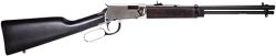 Rossi RL22181WDNI Rio Bravo  22 LR 15+1 18" Polished Black Barrel, Nickel Rec, Black Hardwood Furniture