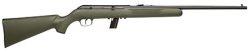 Savage Arms 40221 64 F 22 LR 10+1 21", Blued Barrel/Rec (Drilled & Tapped), Green Synthetic Stock, Open Sights