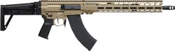 CMMG 86AD60BCT Dissent MK47 7.62x39mm 30+1 (2) 16.10", Coyote Tan Rec/15" M-Lok Handguard, Side Charging Handle, Black Side Folding Stock & Zeroed Grip, Muzzle Brake, 60/90 Ambi Safety, Adj. Gas Block