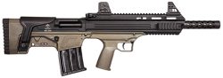 ATI ATIG20BDT Bulldog  20 Gauge Semi-Auto 3" 5+1 18.50" Black Steel Barrel, Matte Black Aluminum Receiver, Picatinny Mount, Tan Fixed Bullpup Stock