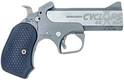 Bond Arms BACY Cyclops Thumper 50 AE 1rd Shot 4.25" Black/SS Barrel, Black Rough & Tumble Frame, Black B6 Resin Grips