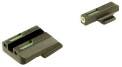 TruGlo TG13RS3A TFX  Black Green Tritium & Fiber Optic White Outline Front Sight Green Tritium & Fiber Optic Rear Sight Ruger American