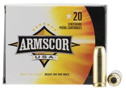 Armscor FAC103N USA  10mmAuto 180gr Jacketed Hollow Point 20 Per Box/25 Case