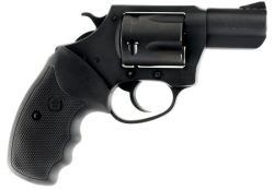 Charter Arms 13520 Mag Pug  Large 357 Mag, 5 Shot 2.20" Black Ported Steel Barrel, Black Steel Cylinder & Frame w/Black Finger Grooved Rubber Grip