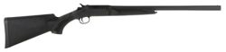 Stevens 19202 301 Compact 410 Gauge 3" 1rd 22" Matte Black Carbon Steel Barrel, Matte Black Carbon Steel Receiver, Fixed Matte Black Synthetic Stock, Ambidextrous