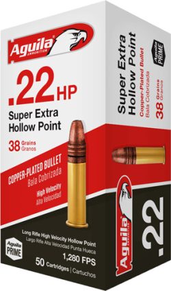 AGUILA HIGH-VEL 22LR 38GR HP - 2000RD CASE LOT