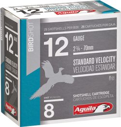 AGUILA SHOTSHELL 12GA 2.75" - 1-1/8OZ #8 250RD CASE LOT
