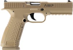 APF STRIKE ONE 9MM 5" BBL - 3-DOT SIGHT 2 17RD MAGS TAN