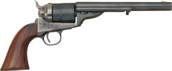 CIMARRON 1860 RICHARDS-MASON - 38SPL 8" FS BLACK WALNUT