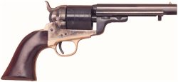 CIMARRON 1860 RICHARDS-MASON - 38SPL 5.5" FS CC/BLUED WALNUT