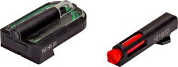 HIVIZ FASDOT H3 RED FRONT/GRN - REAR FOR GLOCK MOS PISTOLSSET