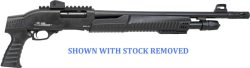 IVER JOHNSON PUMP 12GA. 3" - 18"CYL BLUED QD 2PC. PG STOCK