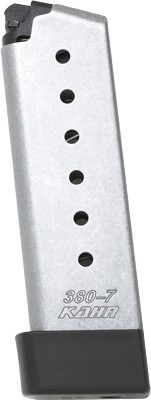 KAHR ARMS MAGAZINE .380ACP - 7RD S/S FOR P380 GRIP EXT
