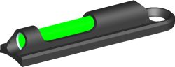 HIVIZ COMP-SIGHT LITEWAVE H3 - SHOTGUN FRONT SIGHT PLAIN BBL