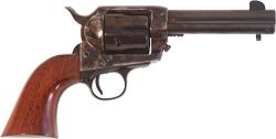CIMARRON FRONTIER 44/40 WIN - OM FS 4.75" CC/BLUED WALNUT