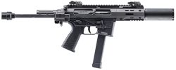 B&T Firearms 500003SDGTB SPC9 SD 9mm Luger 33+1 4.50" with RBS Suppressor, Black, Tele Brace Adapter, Polymer Grip (Glock Mag Compatible)