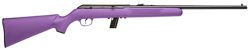 Savage Arms 40219 64 F 22 LR 10+1 21", Blued Barrel/Rec (Drilled & Tapped), Purple Synthetic Stock, Open Sights