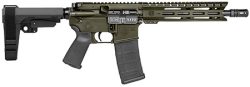 Diamondback DB1916K101 DB15  5.56 NATO 30+1 10" OD Green Cerakote Heavy Barrel 9" M-LOK Handguard 7075-T6 Aluminum SBA3 Brace Magpul MOE Grip