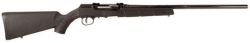 Savage Arms 47007 A17  Semi-Auto 17 HMR Caliber with 10+1 Capacity, 22" Heavy Barrel, Satin Black Metal Finish & Matte Black Synthetic Stock Right Hand (Full Size)