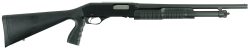 Stevens 22438 320 Security 20 Gauge 3" 5+1 18.50" Matte Blued Carbon Steel Barrel, Black Fixed Pistol Grip Stock Ambidextrous, Bead Sight