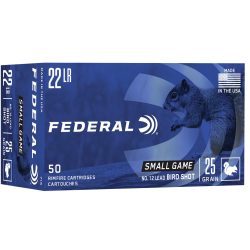 Federal Game-Shok Rimfire Ammunition .22 LR 25 gr #12 Bird Shot 50/box