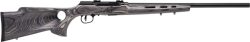 SAVAGE A22 22WMR HVY BBL 22" - ACCU TGR BLU/GRY LAM T-HOLE