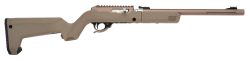 Tactical Solutions ATDQSBBFDE X-Ring Takedown VR 22 LR Caliber with 10+1 Capacity, 16.50" Barrel, Quicksand Metal Finish & Fixed Magpul Backpacker Flat Dark Earth Stock Right Hand (Full Size)