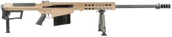 Barrett 18065 M107A1  50 BMG 29" 10+1 Flat Dark Earth Cerakote Flat Dark Earth Fixed with Sorbothane Recoil Pad Stock Black Polymer Grip