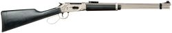 Gforce Arms GFLVR20SS Saddlehorn  Full Size 410 Gauge Lever 2.50" 7+1 20" Stainless Steel Barrel, Stainless Aluminum Receiver, Fixed Black Synthetic Stock, Right Hand