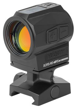 Holosun SCRSRDMRS SCRS  Black Anodized 1 x 20 mm 2 MOA Red Dot/65 MOA Circle Multi Reticle