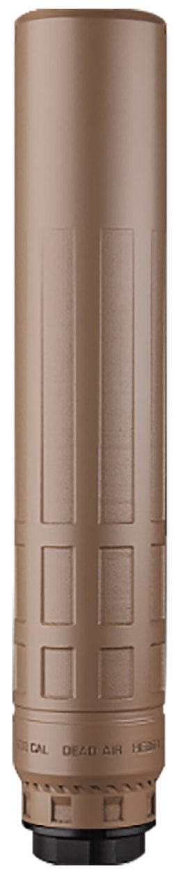 Dead Air NOMAX33XEMAXFDE Nomax 33  FDE .33 Cal Silencer w/ Xemax Adapter & 5/8-24 DA150 Muzzle Brake