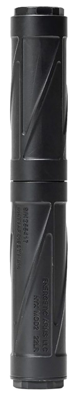 Energetic Armament EA03 NYX Mod 2 Suppressors 22LR 1/2x28 Black Cerakote