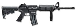 FN 36318 FN 15 M4 Military Collector 5.56x45mm NATO 16" Black Barrel / Receiver 30+1, Matte Black 6 Position Collapsible Stock, Black A2 Grip, Optics Ready
