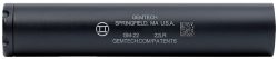 Gemtech 12127 GM-22 22 LR 5" 1" 1/2"x28 tpi Black Cerakote Aluminum