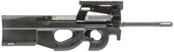 FN 3848950460 PS90  5.7x28mm 30+1 16" Black Ported Barrel, Black Picatinny Rail Aluminum Receiver, Matte Black Synthetic Bullpup w/Thumbhole Stock, Ambidextrous