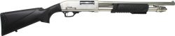 IVER JOHNSON PUMP 12GA. 3" - 18" CYLINDER SATIN NICKEL SYN