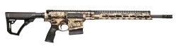 Daniel Defense 0215800300047 DD5 V4 Hunter 260 Rem 18" 5+1 Kryptek Highlander Black 6 Position w/SoftTouch Overmolding Stock Black Polymer Grip Right Hand