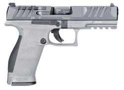 Walther Arms 2858371NP3 PDP  Full Size Frame 9mm Luger 18+1 4.50" Polygonal Rifling Barrel, Optic Ready/Serrated Stainless Steel Slide, Gray Polymer Frame w/Picatinny Rail, Ambidextrous