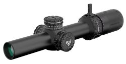 Swampfox Optics ARH11024-GM Arrowhead  Black 1-10x24mm 30mm Tube Guerrilla Dot MOA Green Reticle