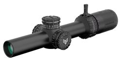 Swampfox Optics ARH11024-RL Arrowhead  Black 1-10x24mm 30mm Tube Guerrilla Dot MIL Red Reticle